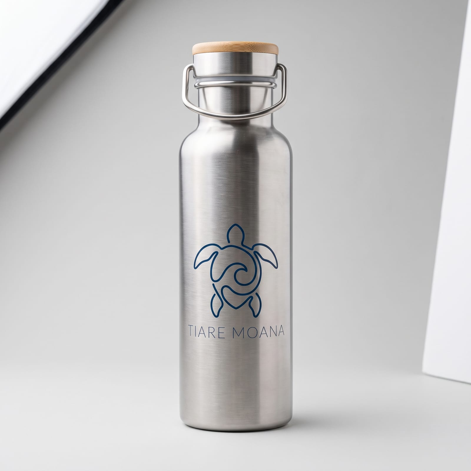 Gourde isotherme, coloris inox